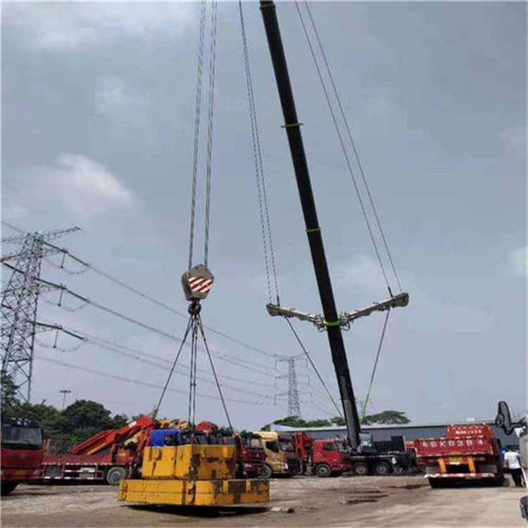 中原镇风电设备吊装